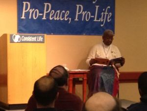 Catherine Meeks speaks at Consistent Life 25th Anniversary Conference